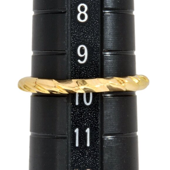 CHAUMET 18k Yellow Gold Diamond Ring - Picture 6 of 6